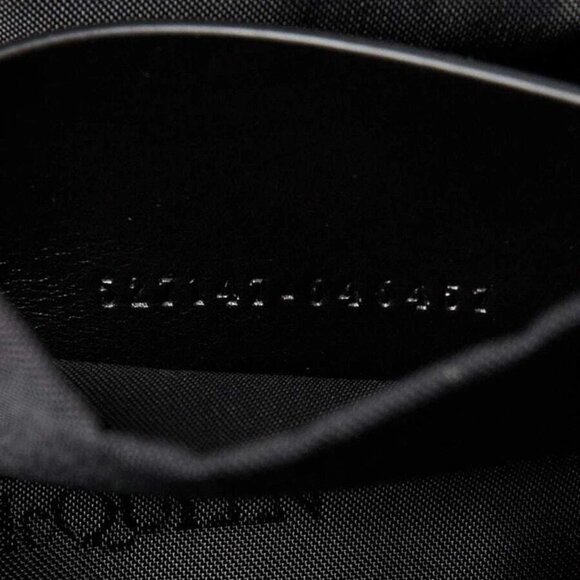 Alexander McQueen Black Nylon Graffiti Metropolitan Backpack Bag - Picture 10 of 12